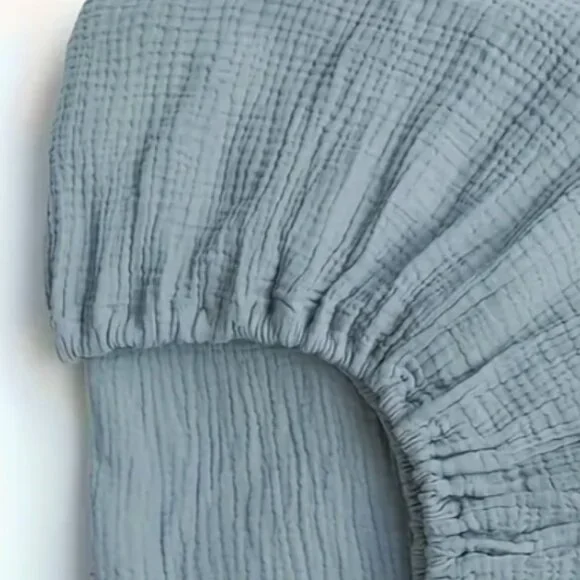 Muslin Fitted Crib Sheets - Picture 3 of 5